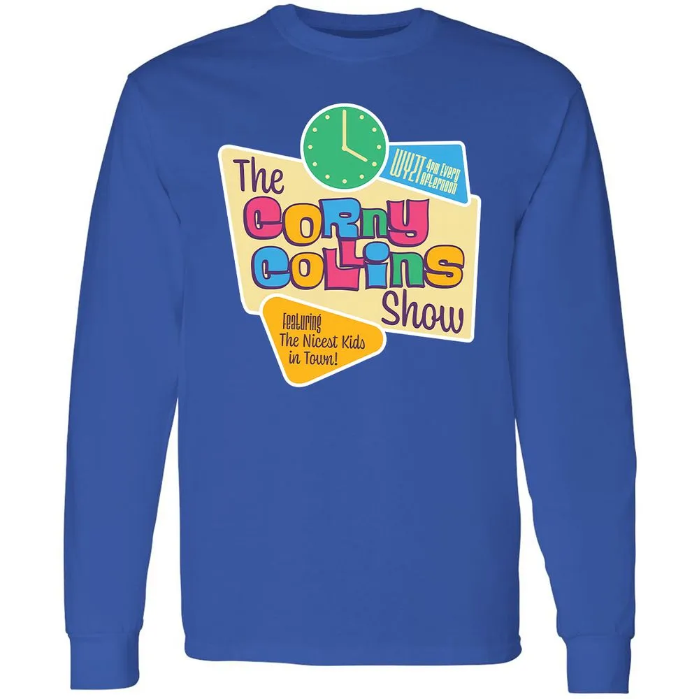 Long Sleeve T-Shirt - 5AAG79B9 - Royal - 8
