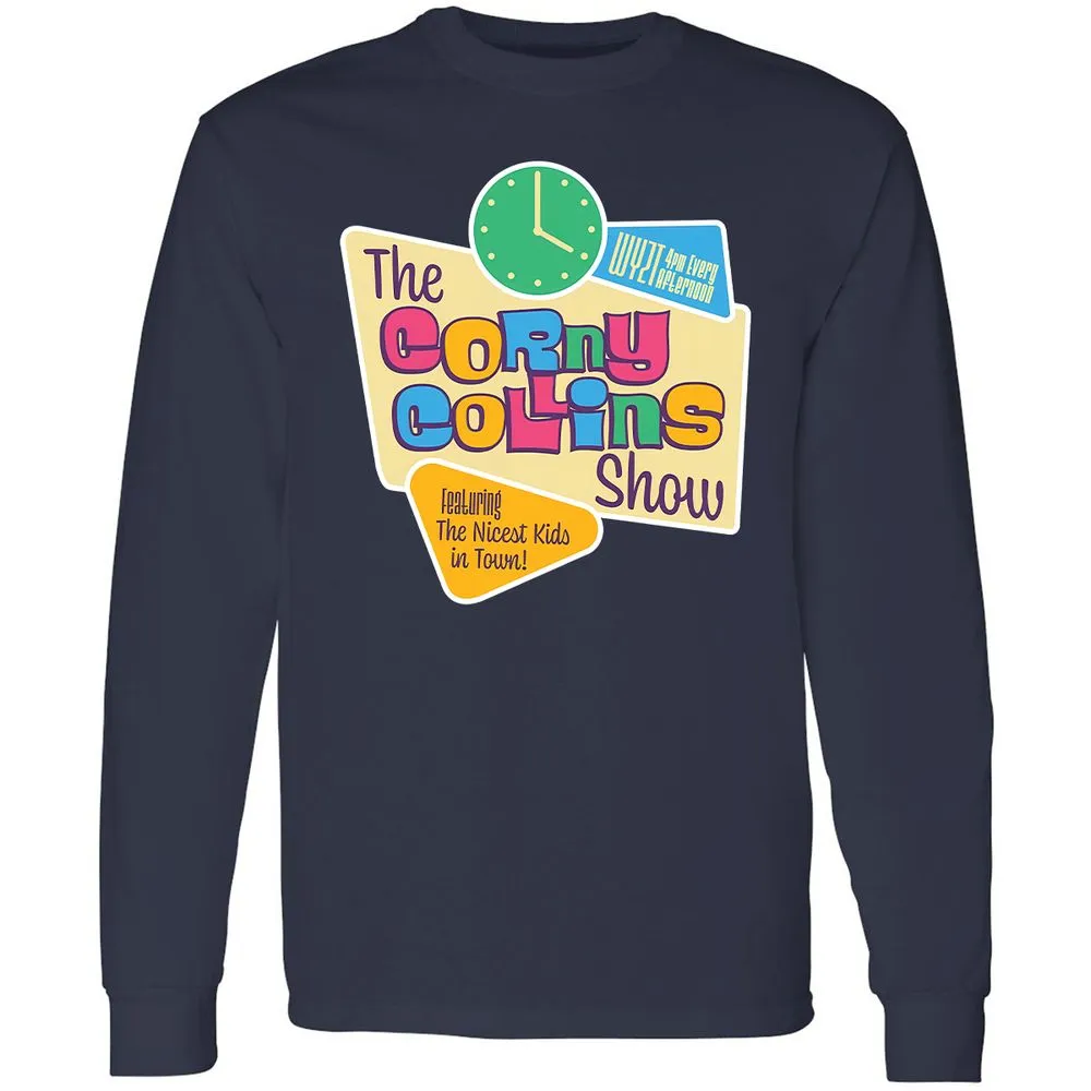 Long Sleeve T-Shirt - 5AAG79B9 - Navy - 2