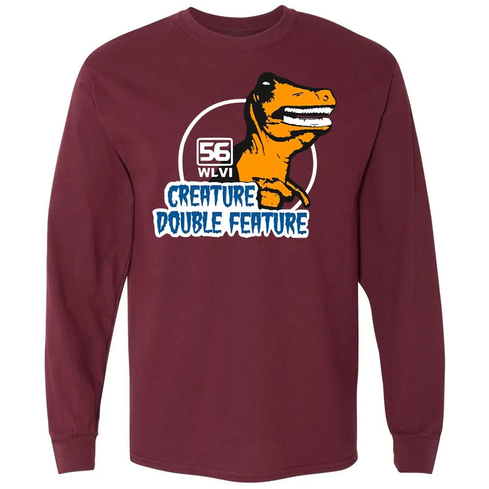 Long Sleeve T-Shirt - WDGZEG1G - Maroon - 11