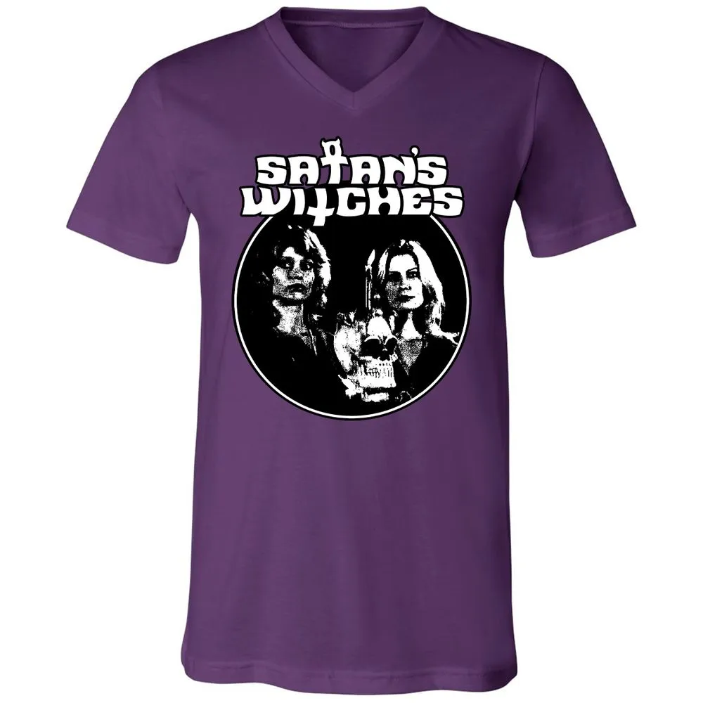 Unisex V-Neck T-Shirt - ZT5M5KW8 - Team Purple - 9