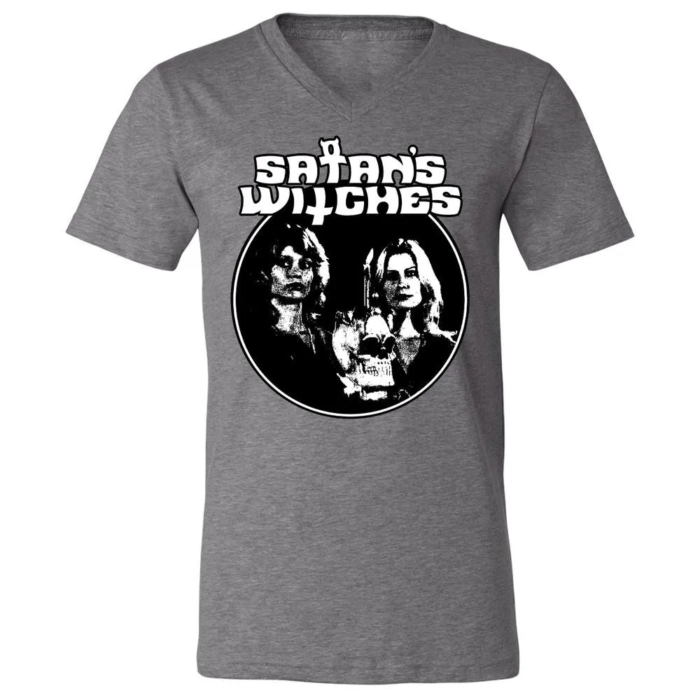 Unisex V-Neck T-Shirt - ZT5M5KW8 - Deep Heather - 13