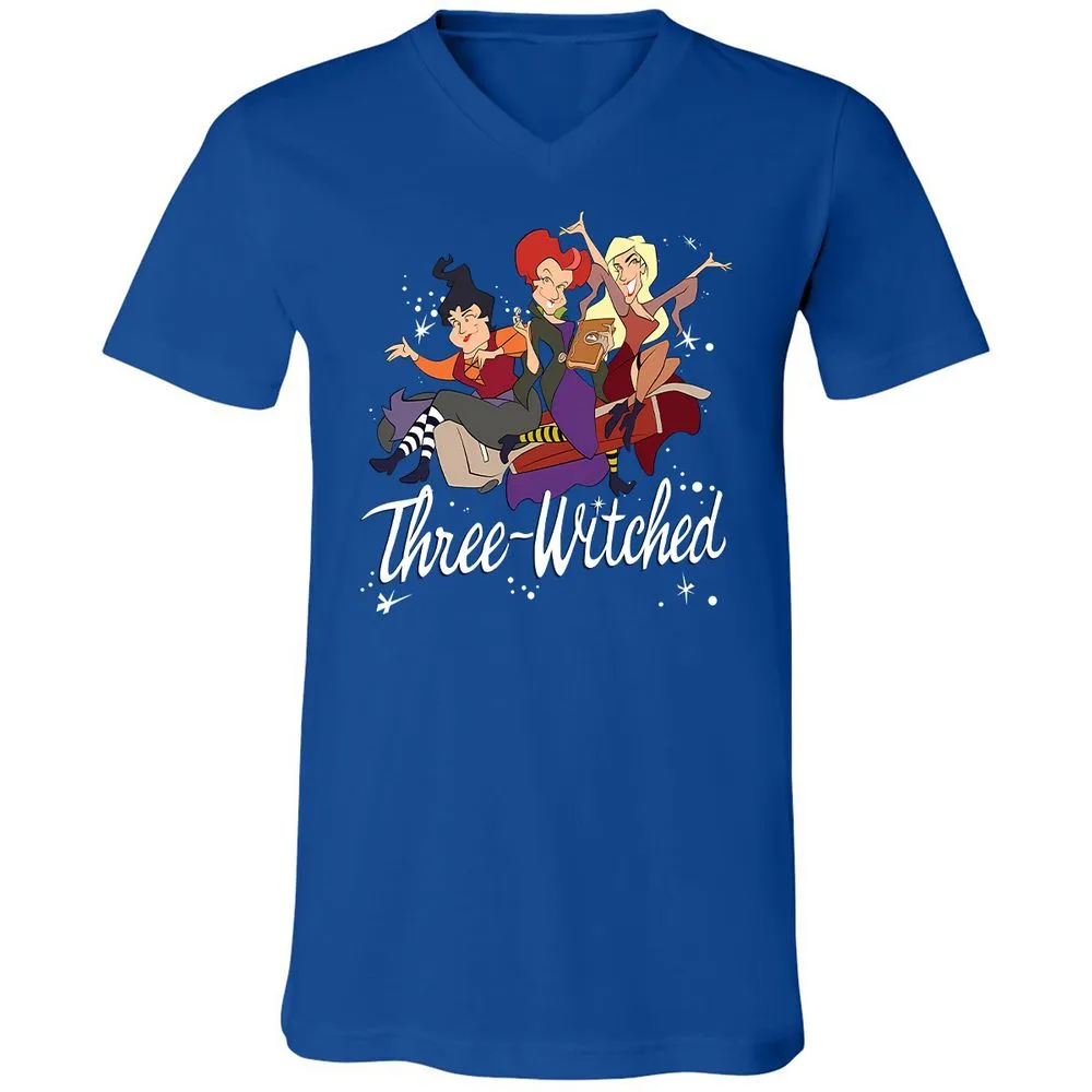 Unisex V-Neck T-Shirt - VXQ6CNFP - True Royal - 4