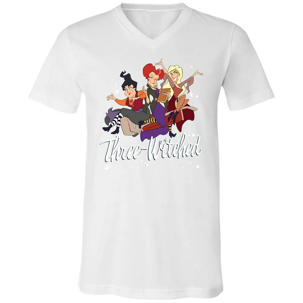 Unisex V-Neck T-Shirt - VXQ6CNFP - White - 5