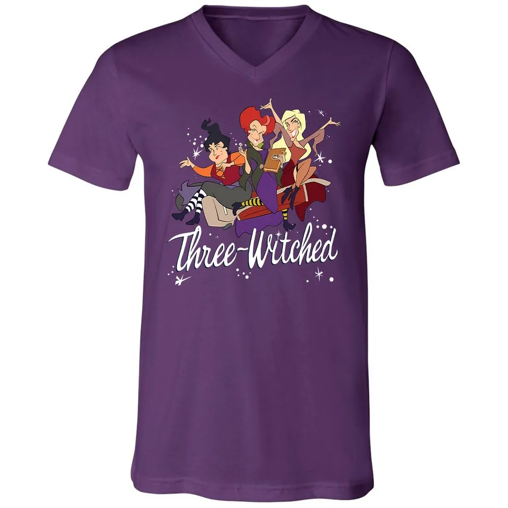 Unisex V-Neck T-Shirt - VXQ6CNFP - Team Purple - 9