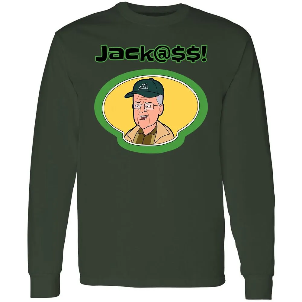 Long Sleeve T-Shirt - 6C454QGU - Forest Green - 4