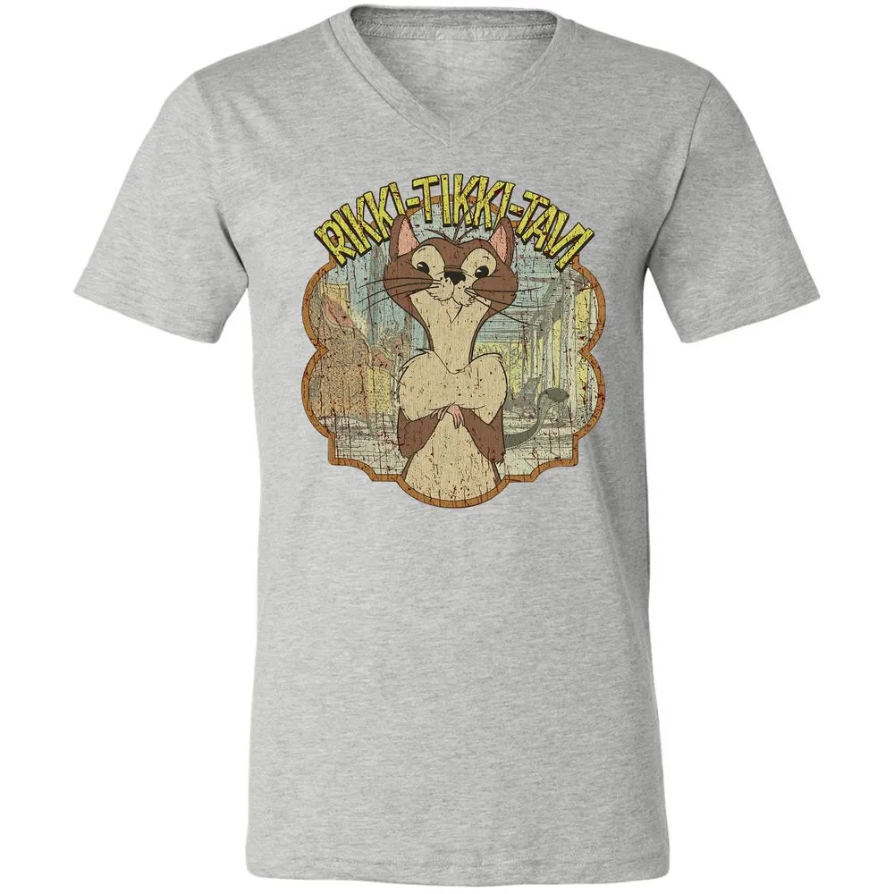 Unisex V-Neck T-Shirt - XW1WCGEK - Athletic Heather - 7