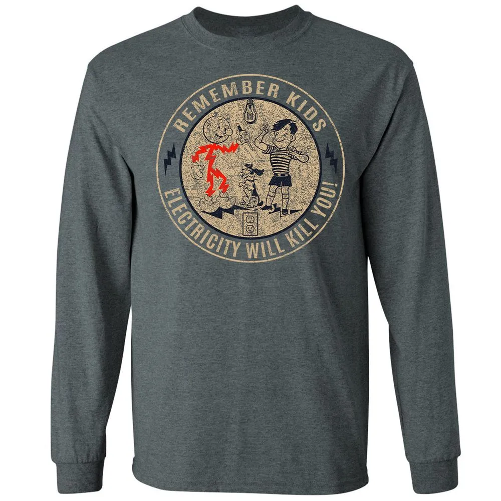 Long Sleeve T-Shirt - XWDCM9C8 - Dark Heather - 15