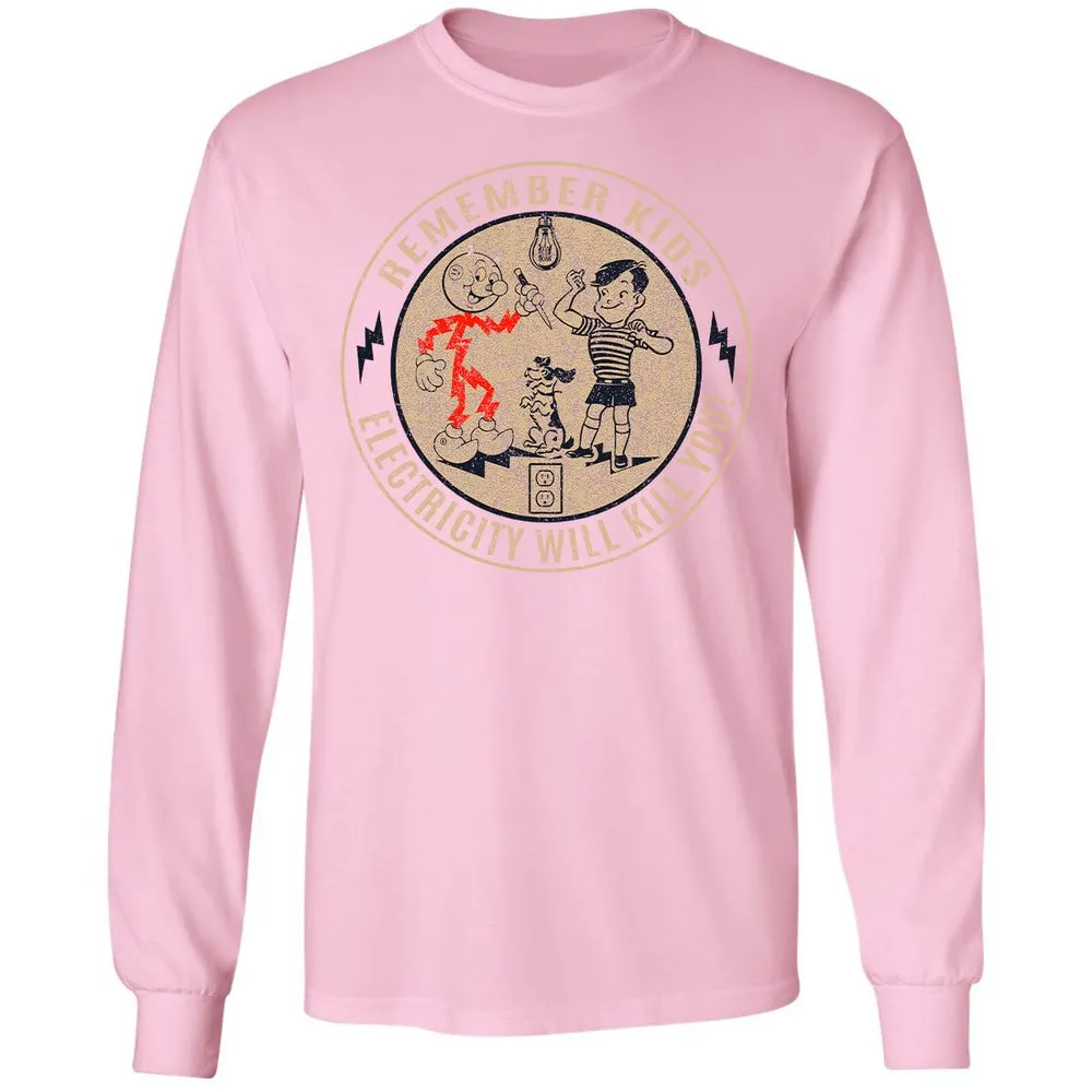 Long Sleeve T-Shirt - XWDCM9C8 - Light Pink - 3