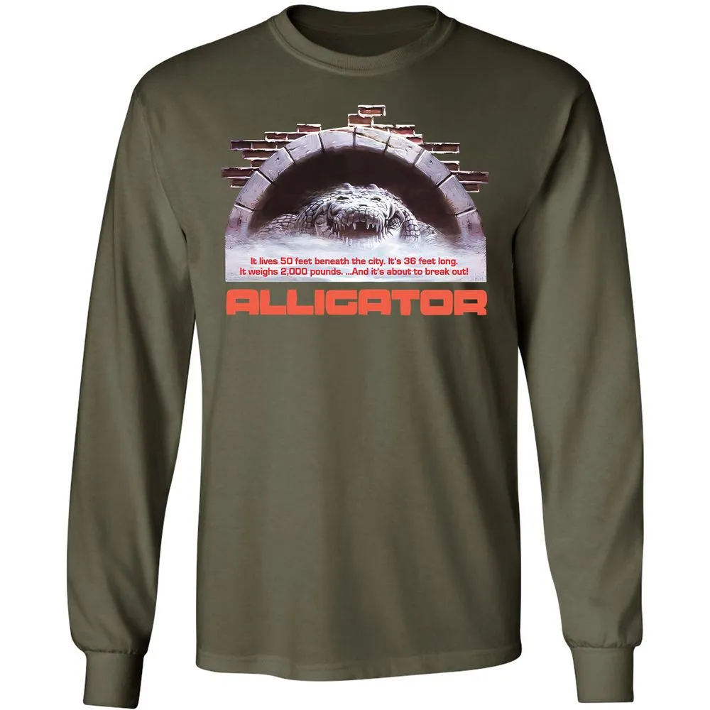 Long Sleeve T-Shirt - 5TE8R4AL - Military Green - 16