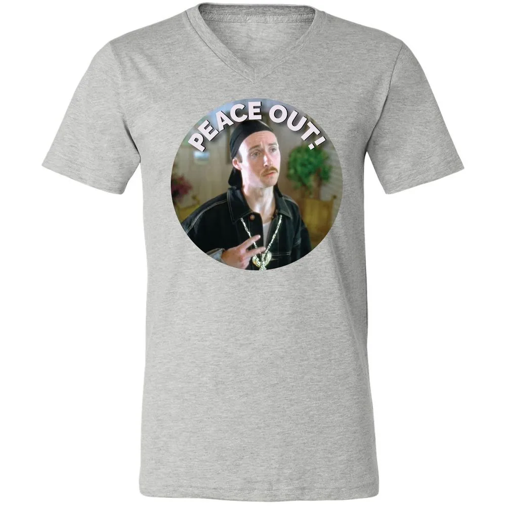 Unisex V-Neck T-Shirt - UNNGUHVA - Athletic Heather - 7