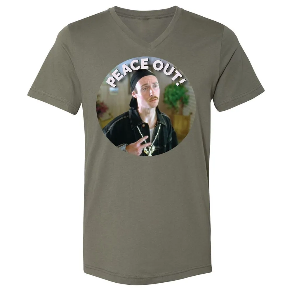 Unisex V-Neck T-Shirt - UNNGUHVA - Military Green - 10