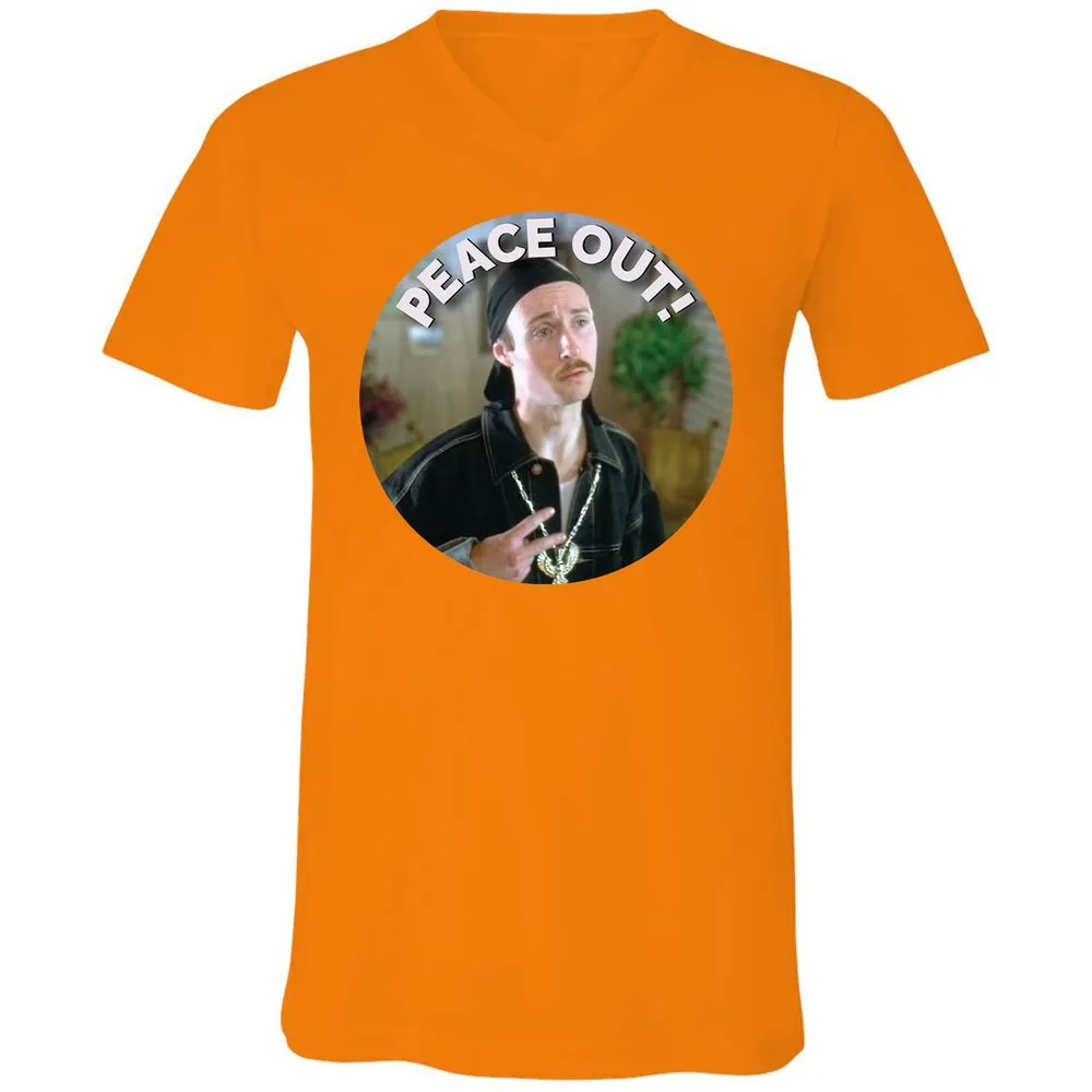 Unisex V-Neck T-Shirt - UNNGUHVA - Orange - 11