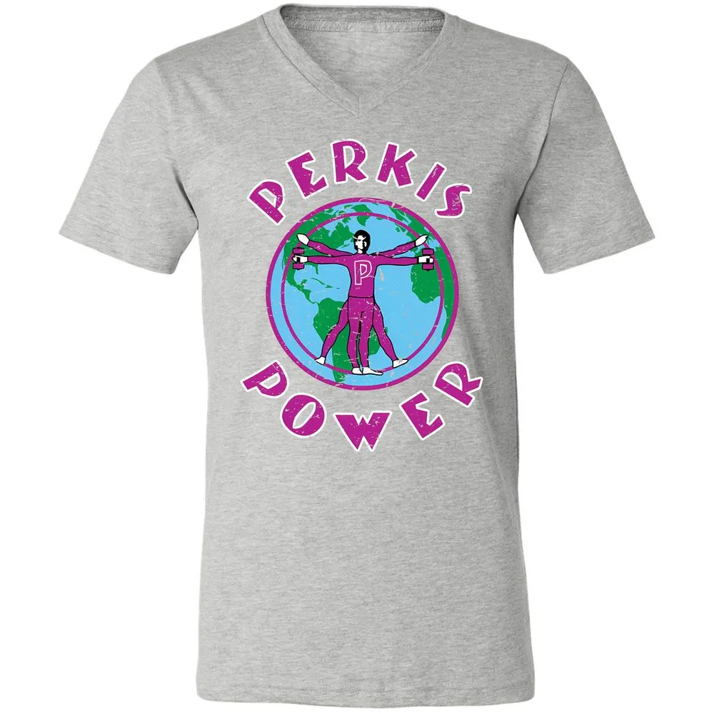 Unisex V-Neck T-Shirt - SQN7T4CR - Athletic Heather - 7