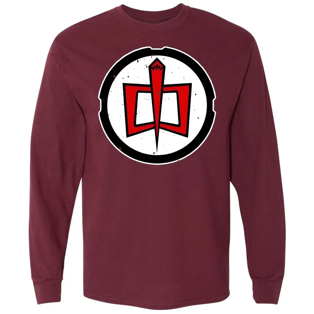 Long Sleeve T-Shirt - 9VAKQEX3 - Maroon - 11