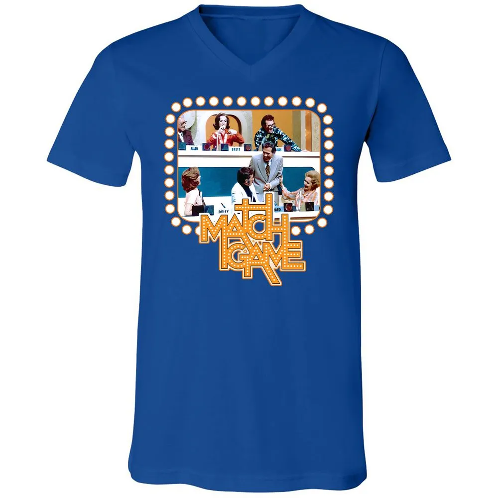 Unisex V-Neck T-Shirt - EDNCZTX6 - True Royal - 4