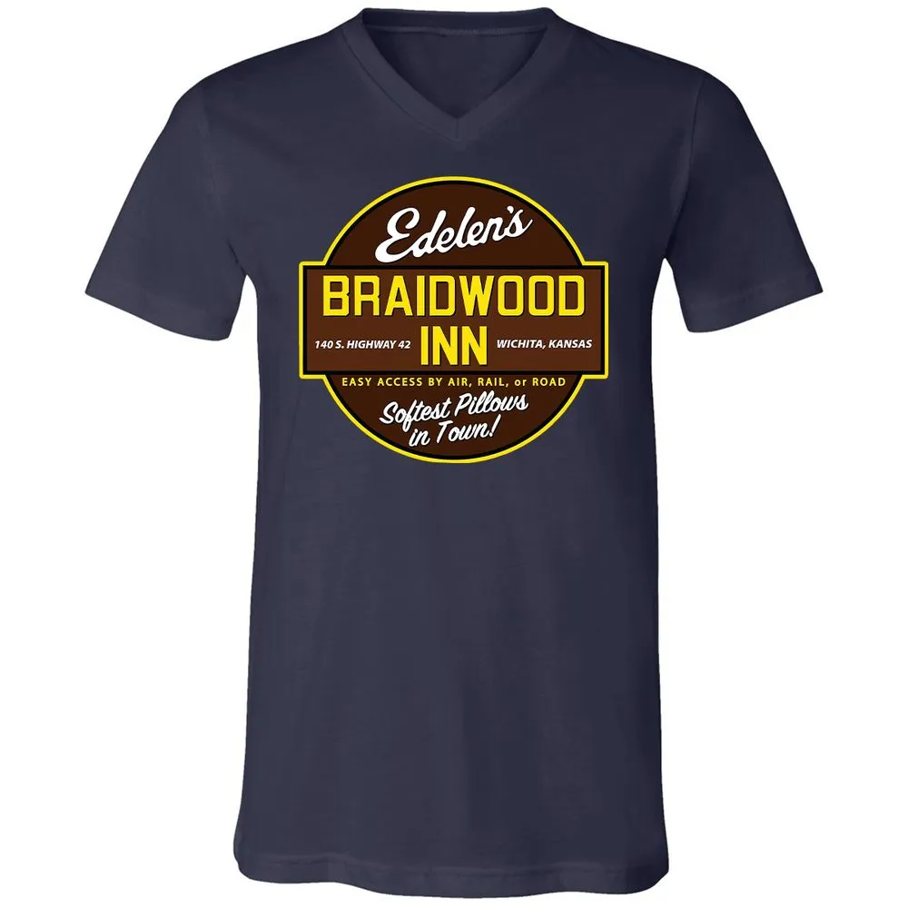 Unisex V-Neck T-Shirt - 9FU9CDWA - Navy - 2