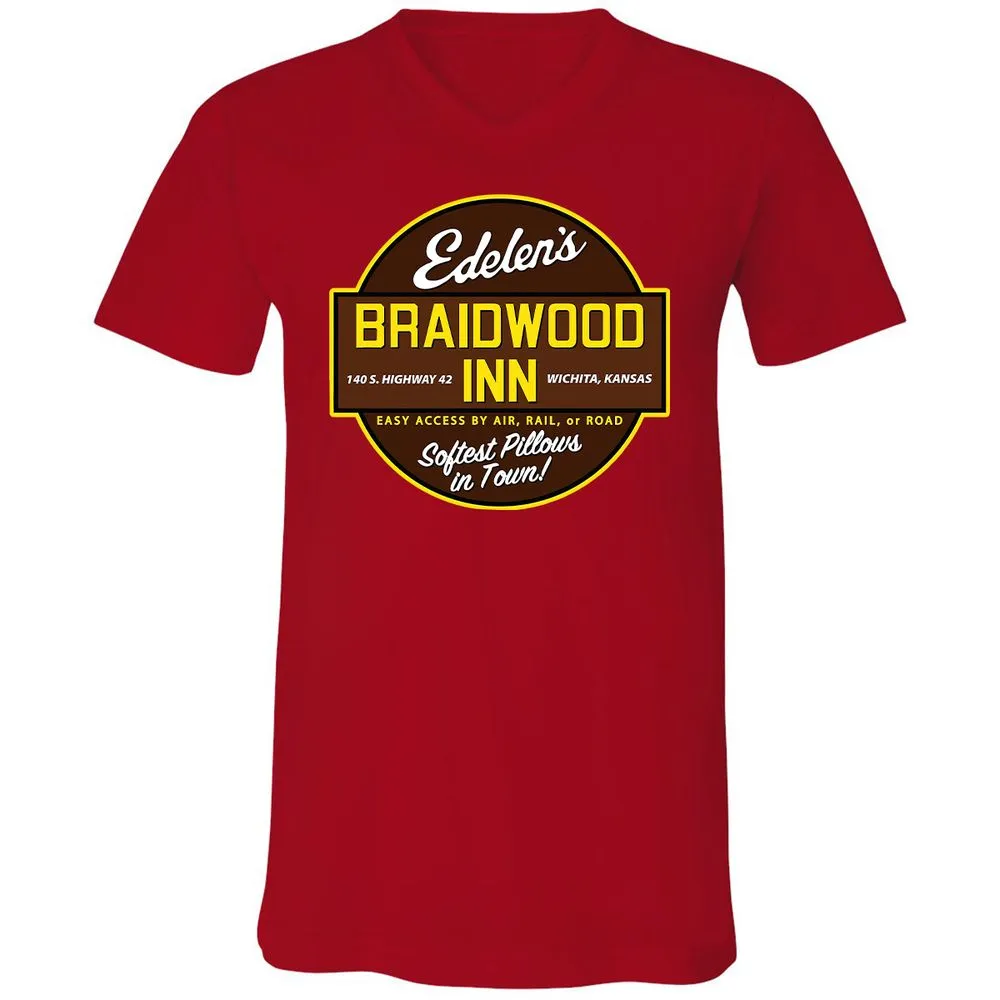 Unisex V-Neck T-Shirt - 9FU9CDWA - Red - 3