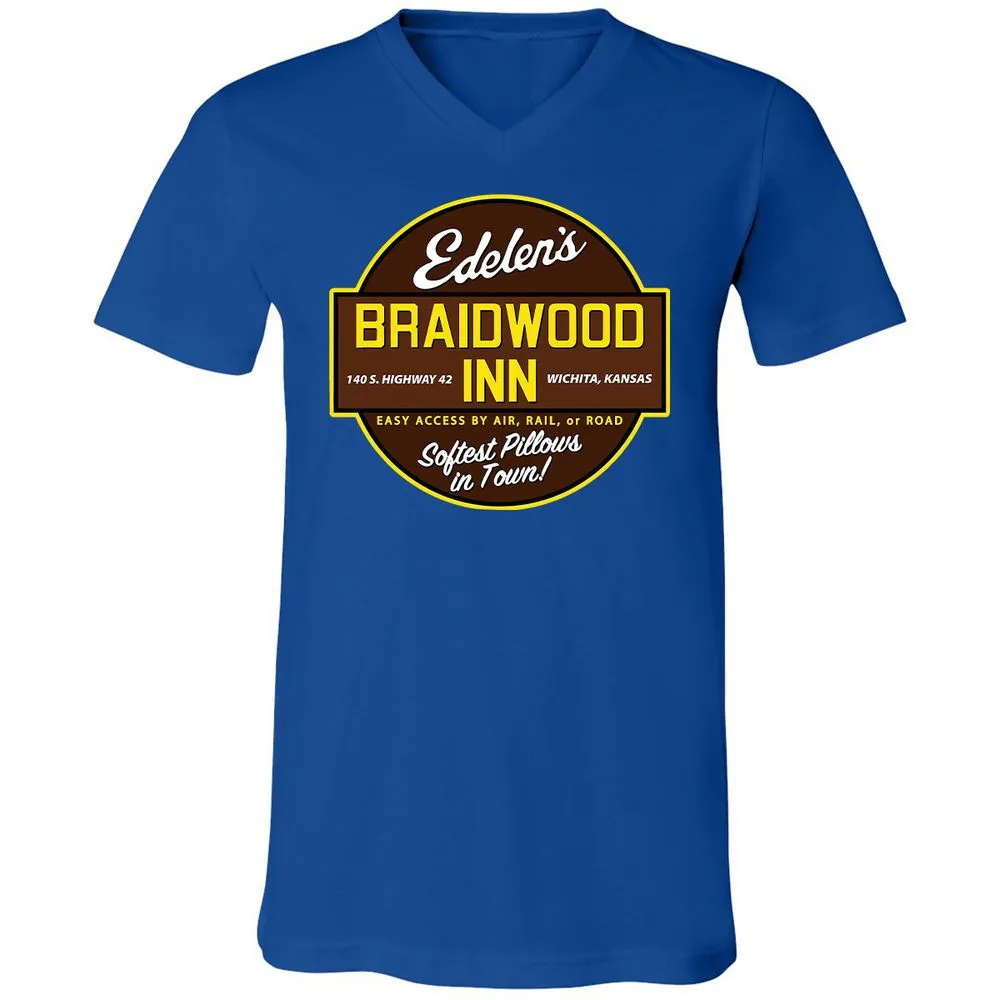 Unisex V-Neck T-Shirt - 9FU9CDWA - True Royal - 4