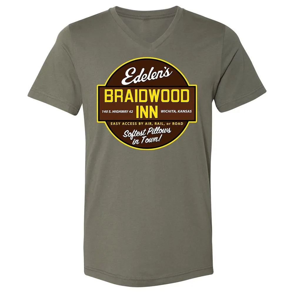 Unisex V-Neck T-Shirt - 9FU9CDWA - Military Green - 10