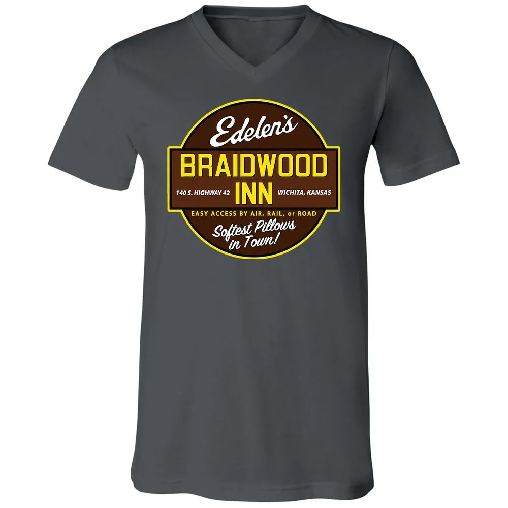 Unisex V-Neck T-Shirt - 9FU9CDWA - Asphalt - 12
