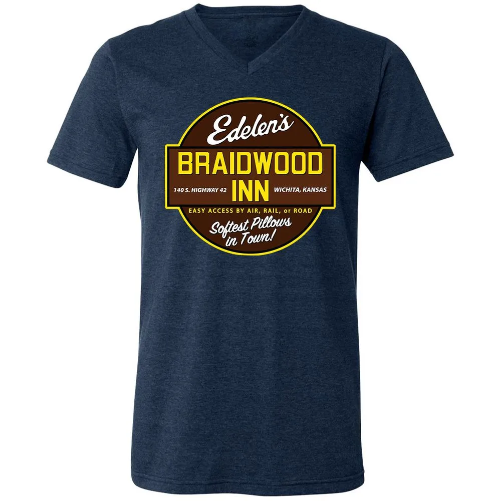 Unisex V-Neck T-Shirt - 9FU9CDWA - Heather Navy - 15