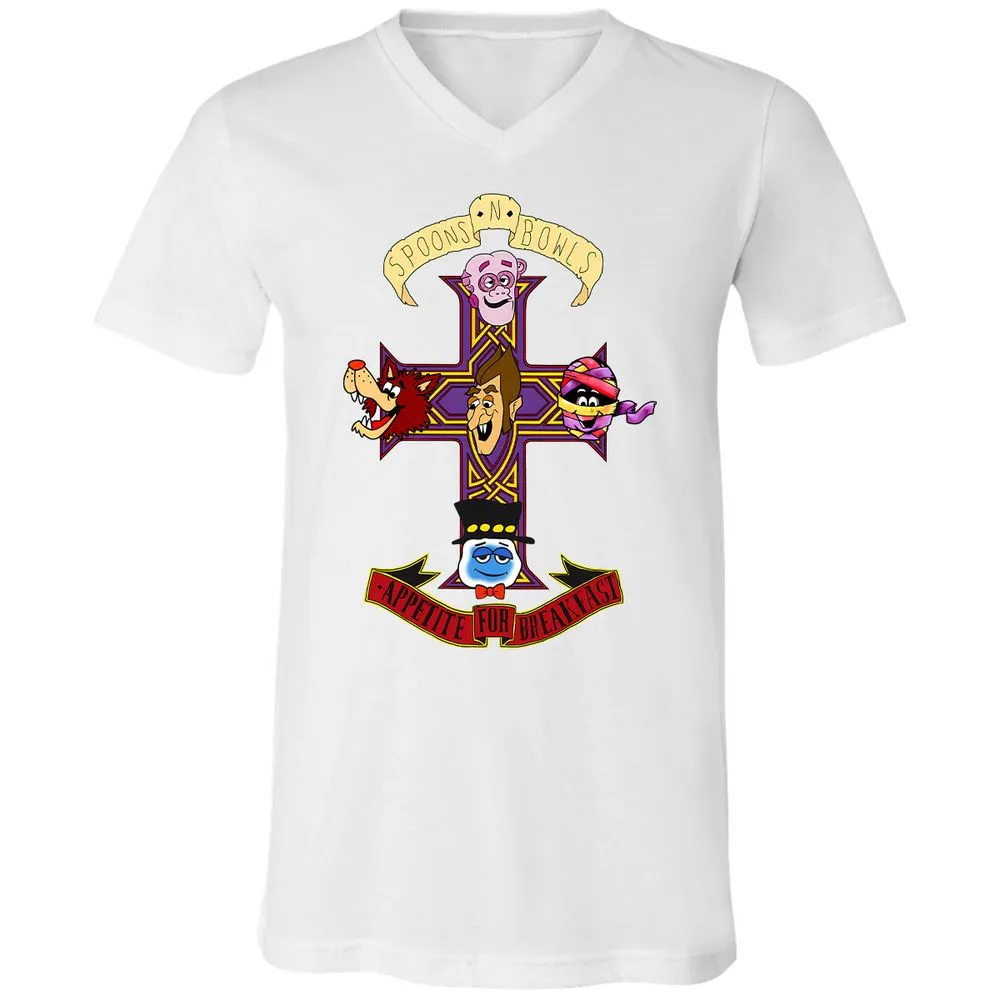Unisex V-Neck T-Shirt - KYAQQT5S - White - 5