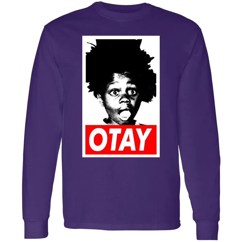 Long Sleeve T-Shirt - GZ91YK5A - Purple - 13