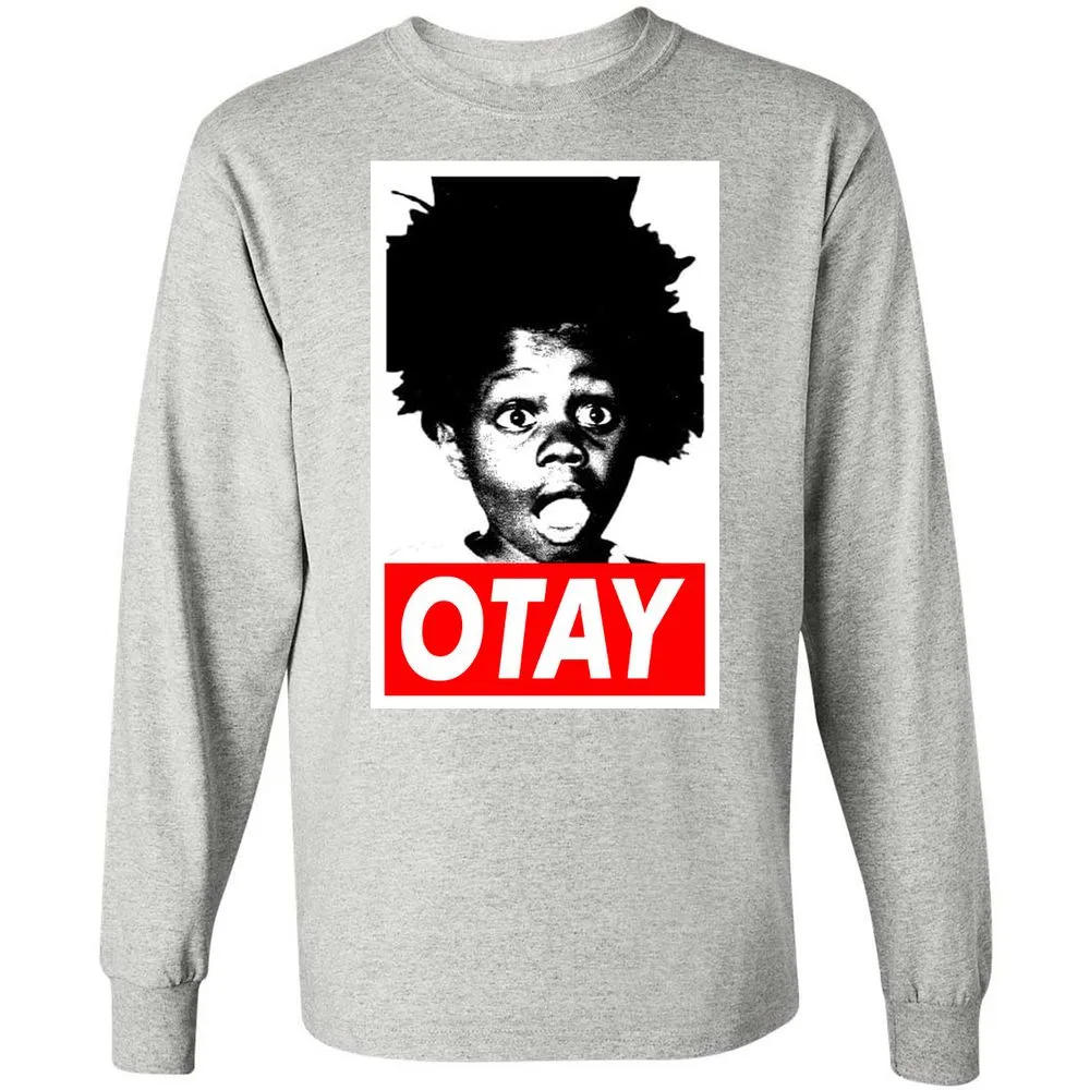 Long Sleeve T-Shirt - GZ91YK5A - Ash - 7