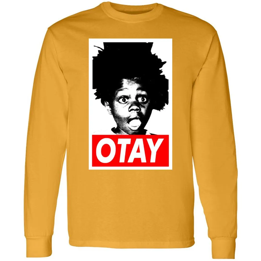 Long Sleeve T-Shirt - GZ91YK5A - Gold - 9
