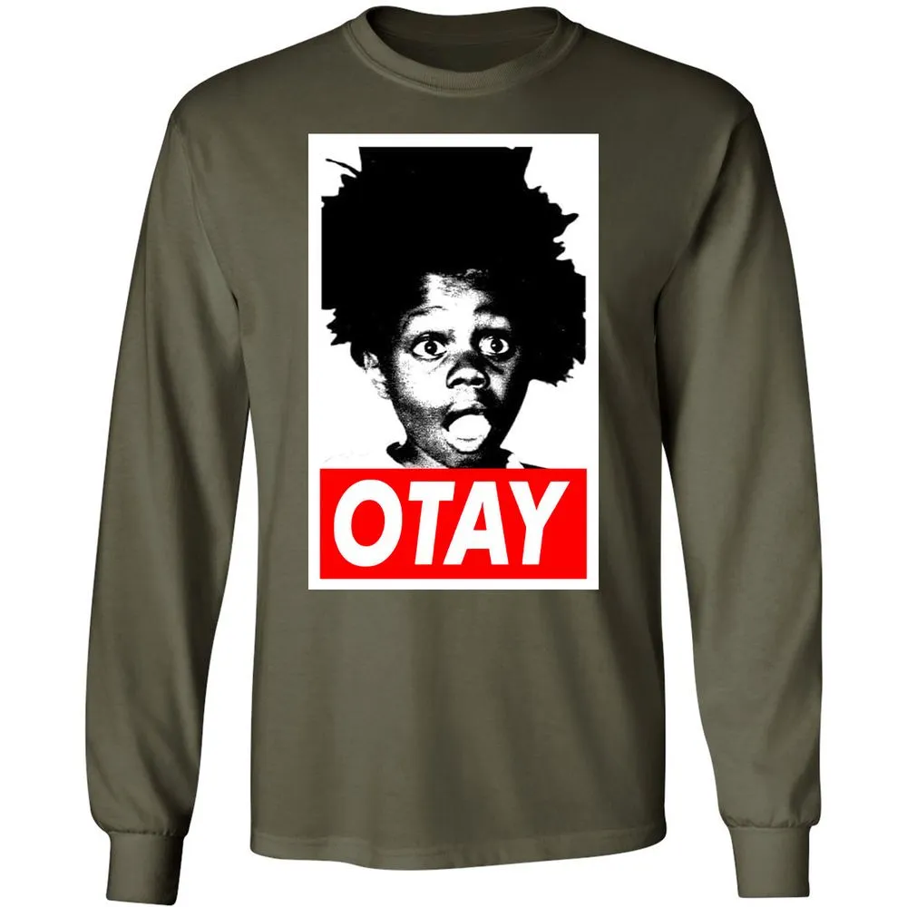 Long Sleeve T-Shirt - GZ91YK5A - Military Green - 16