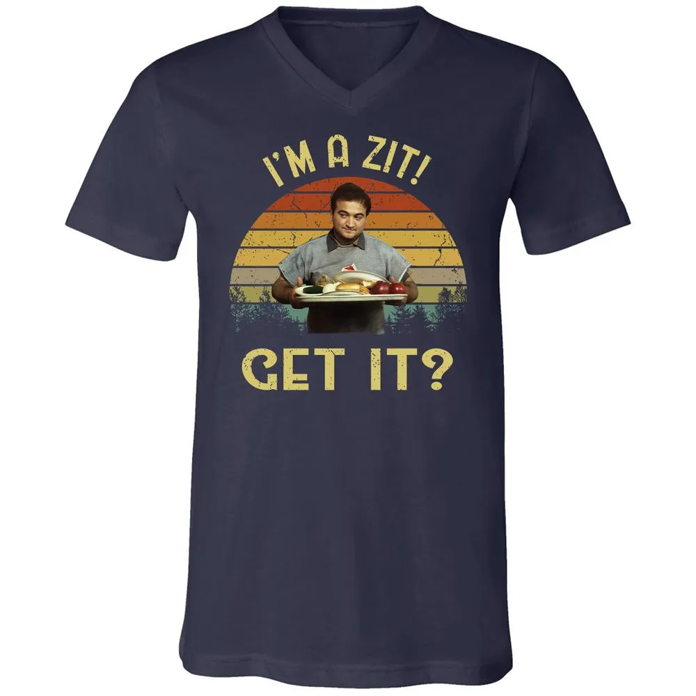 Unisex V-Neck T-Shirt - PFFD42LY - Navy - 2