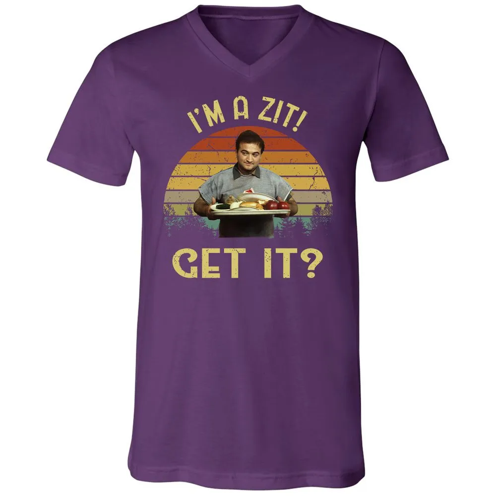 Unisex V-Neck T-Shirt - PFFD42LY - Team Purple - 9