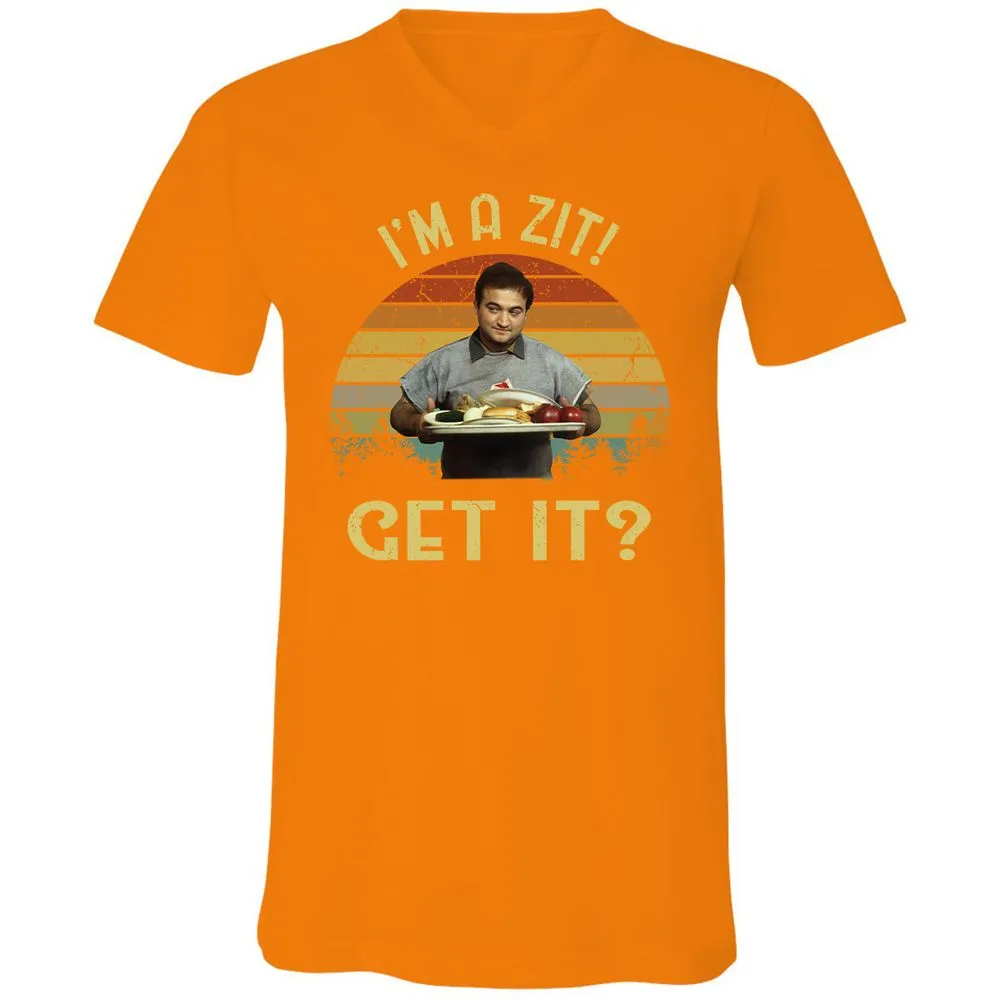 Unisex V-Neck T-Shirt - PFFD42LY - Orange - 11