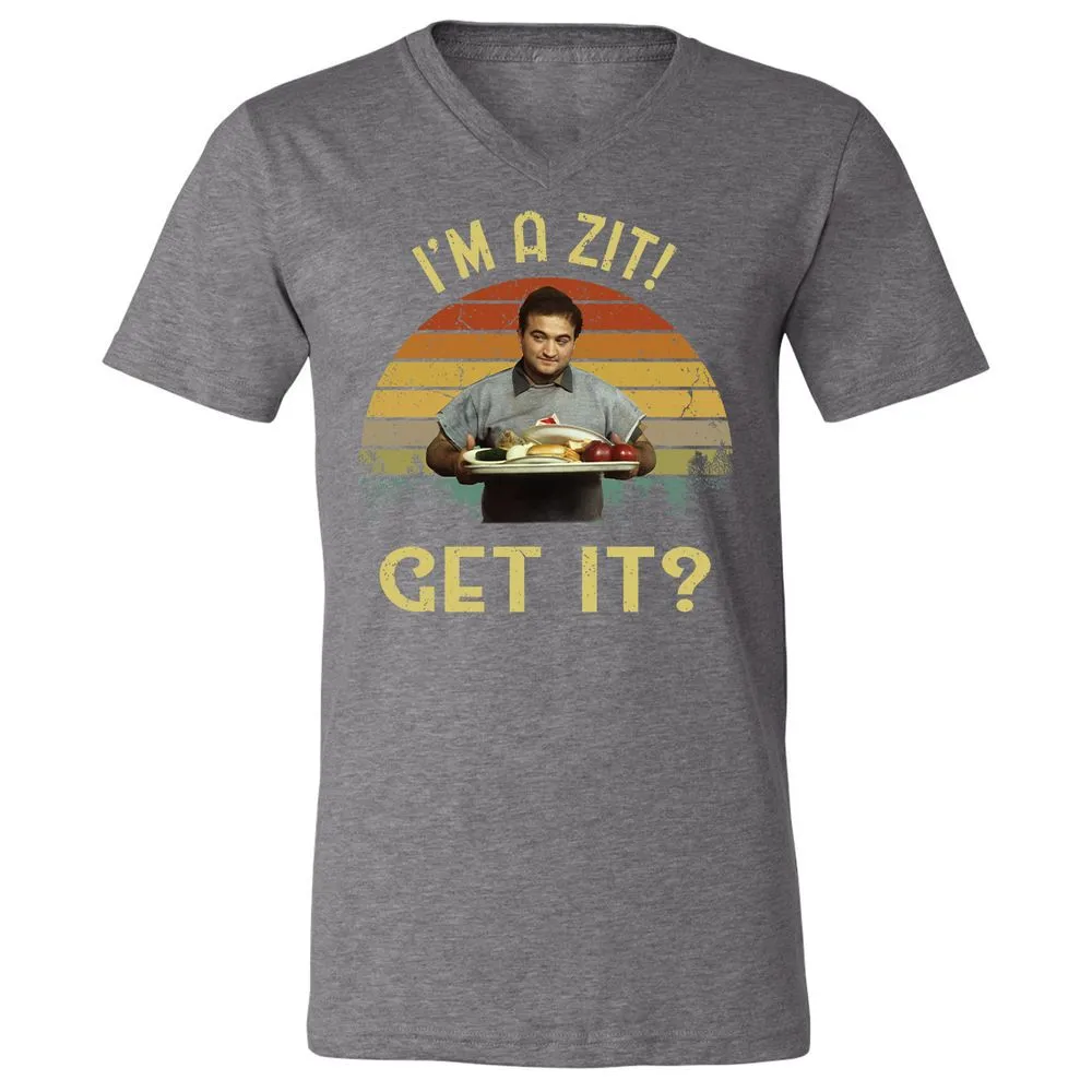 Unisex V-Neck T-Shirt - PFFD42LY - Deep Heather - 13