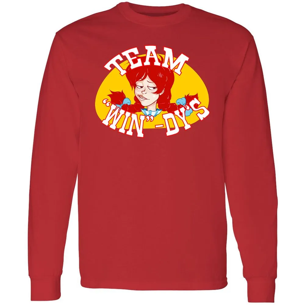Long Sleeve T-Shirt - HM26YLZ6 - Red - 14