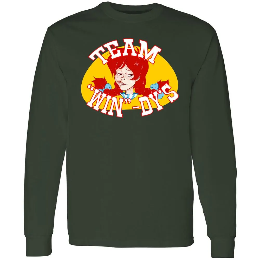 Long Sleeve T-Shirt - HM26YLZ6 - Forest Green - 4