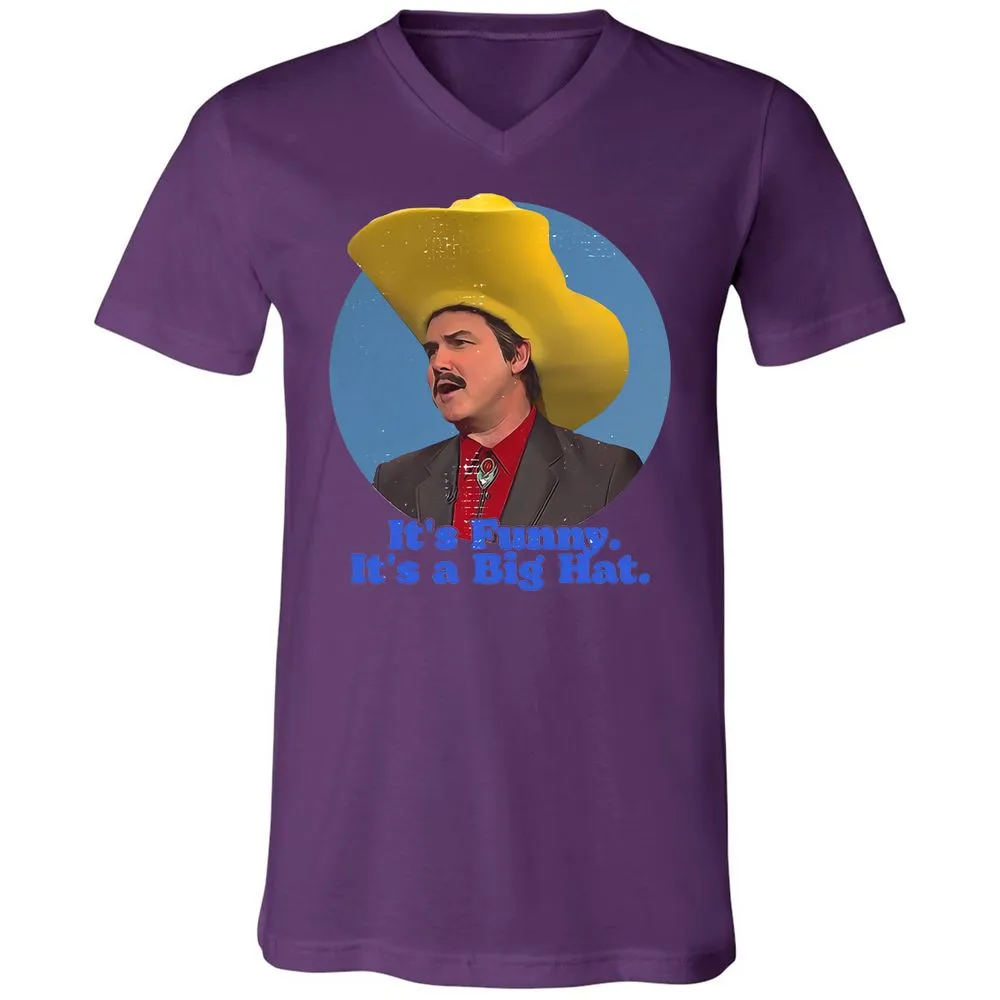 Unisex V-Neck T-Shirt - VHBPNSMK - Team Purple - 9