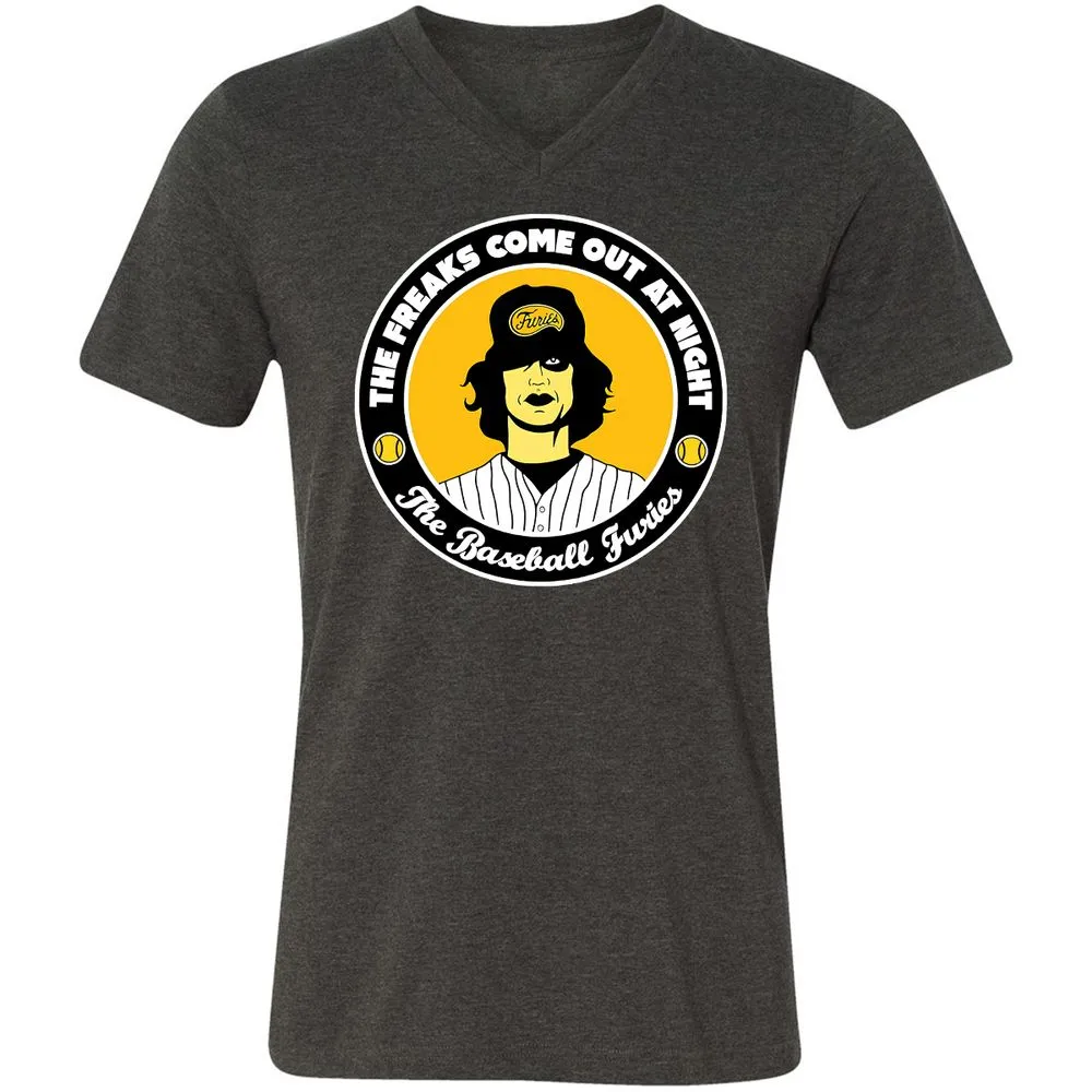 Unisex V-Neck T-Shirt - LVYPQWQS - Dark Grey Heather - 8