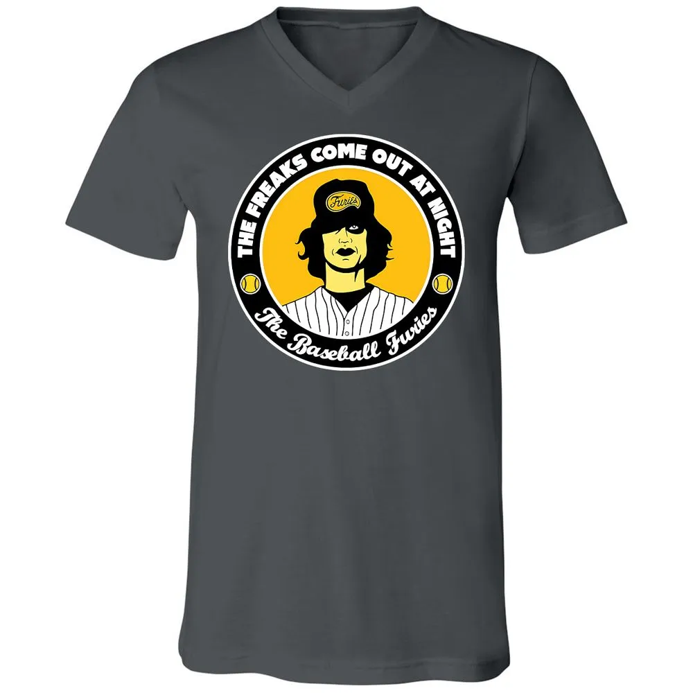 Unisex V-Neck T-Shirt - LVYPQWQS - Asphalt - 12