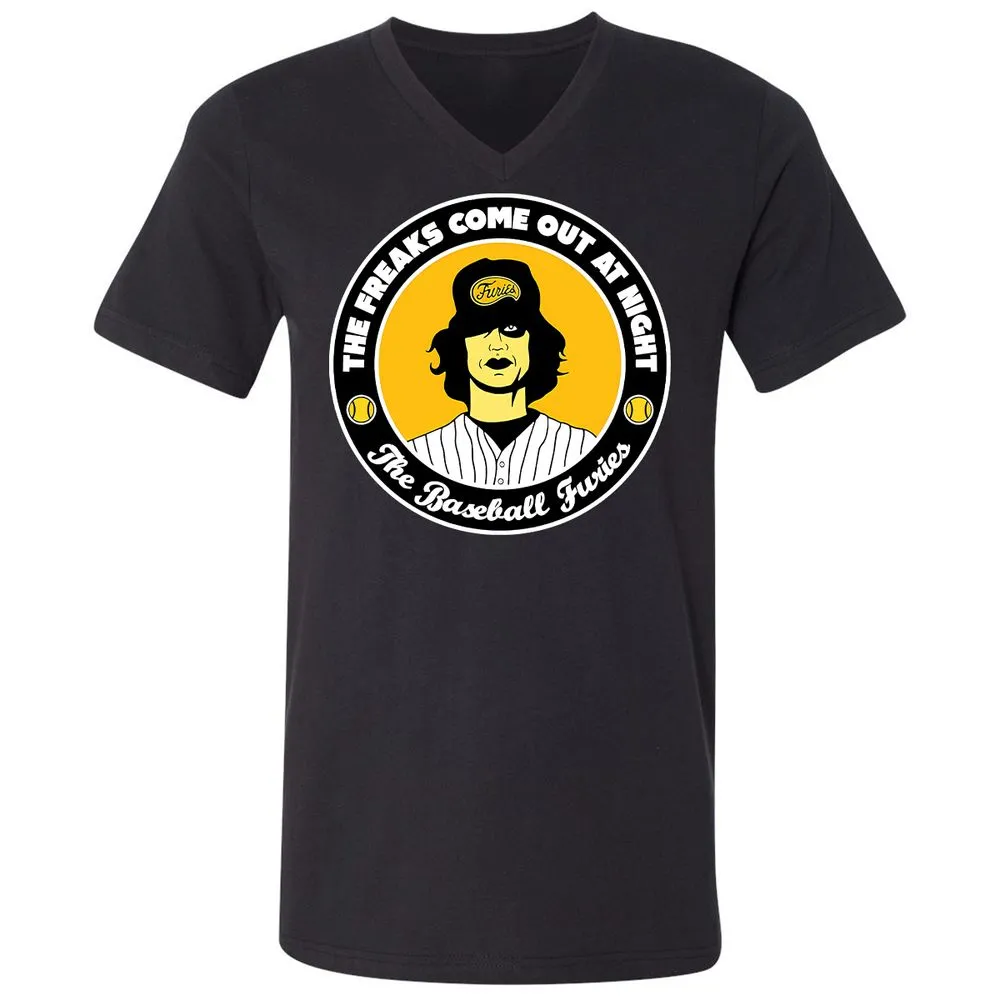Unisex V-Neck T-Shirt - LVYPQWQS - Black - 16