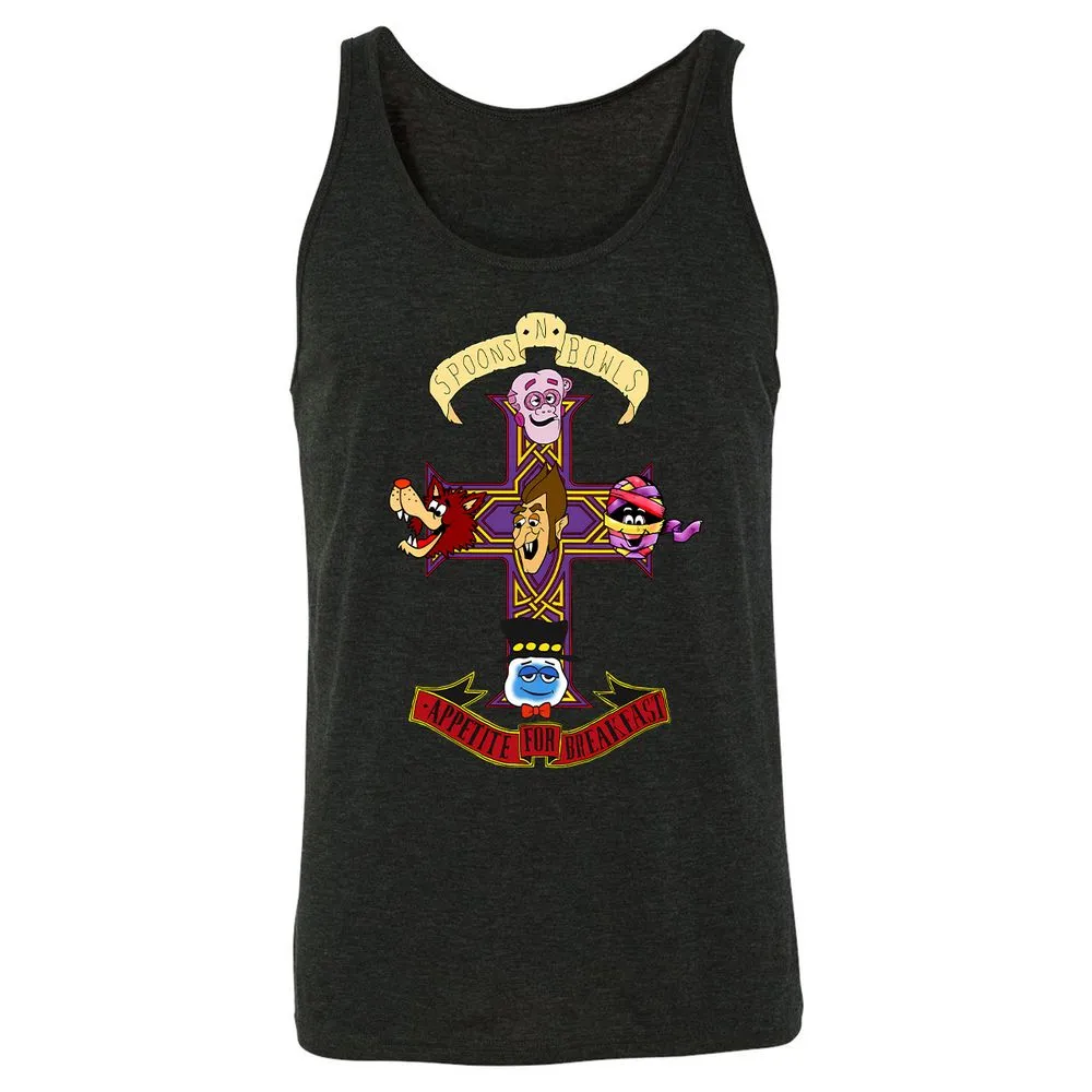 Unisex Jersey Tank - E4JGYBLL - Charcoal Black Triblend - 5