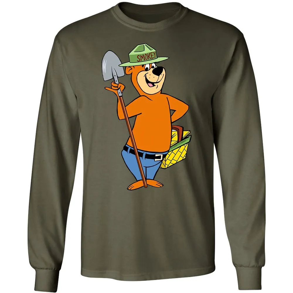 Long Sleeve T-Shirt - 1E6HA5NT - Military Green - 16