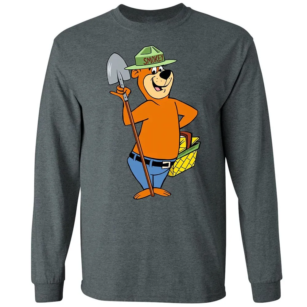 Long Sleeve T-Shirt - 1E6HA5NT - Dark Heather - 15