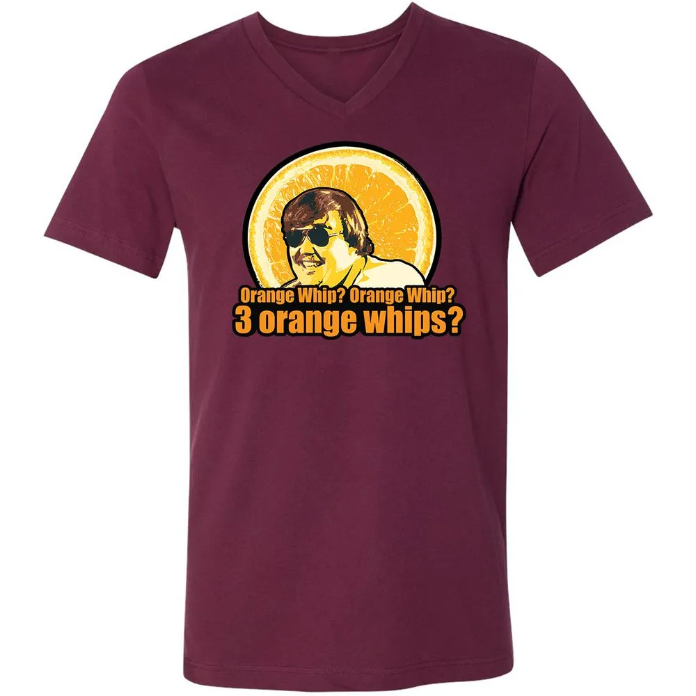 Unisex V-Neck T-Shirt - 6NMXD9EF - Maroon - 6