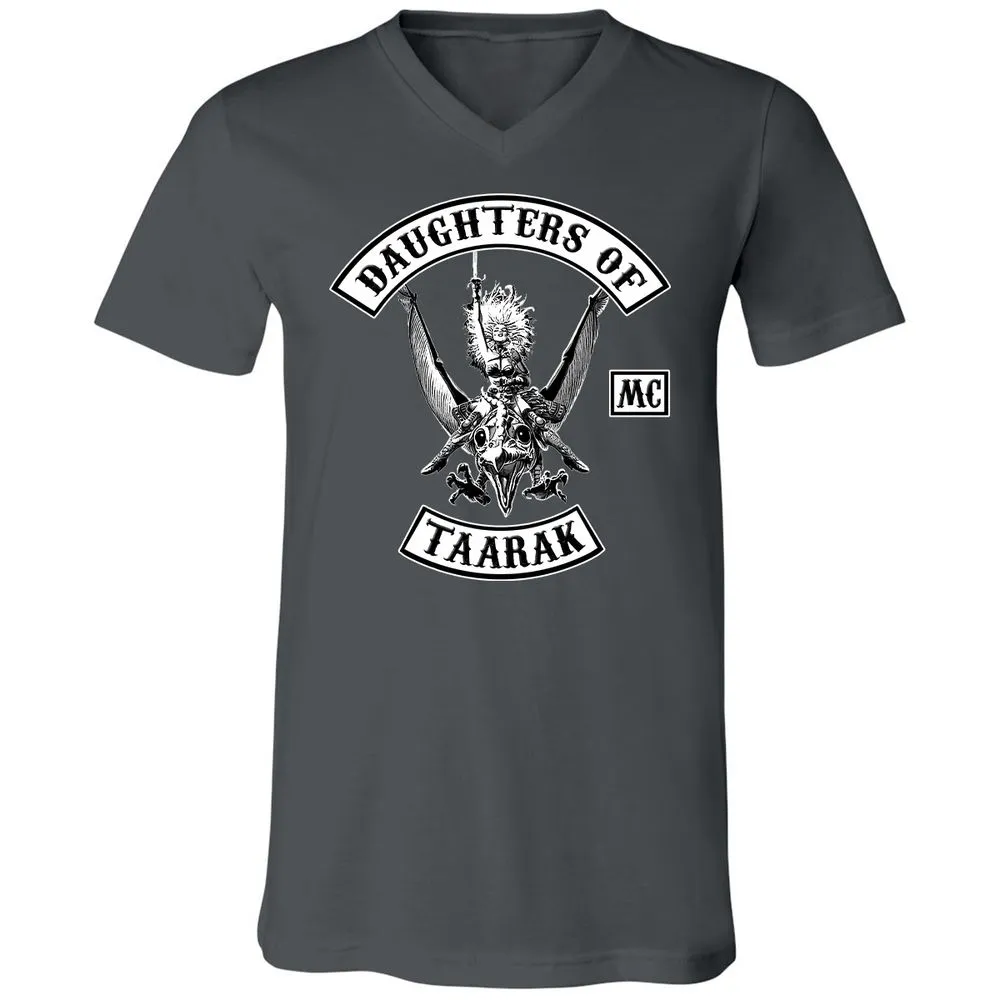Unisex V-Neck T-Shirt - 5A9VQ2FG - Asphalt - 12
