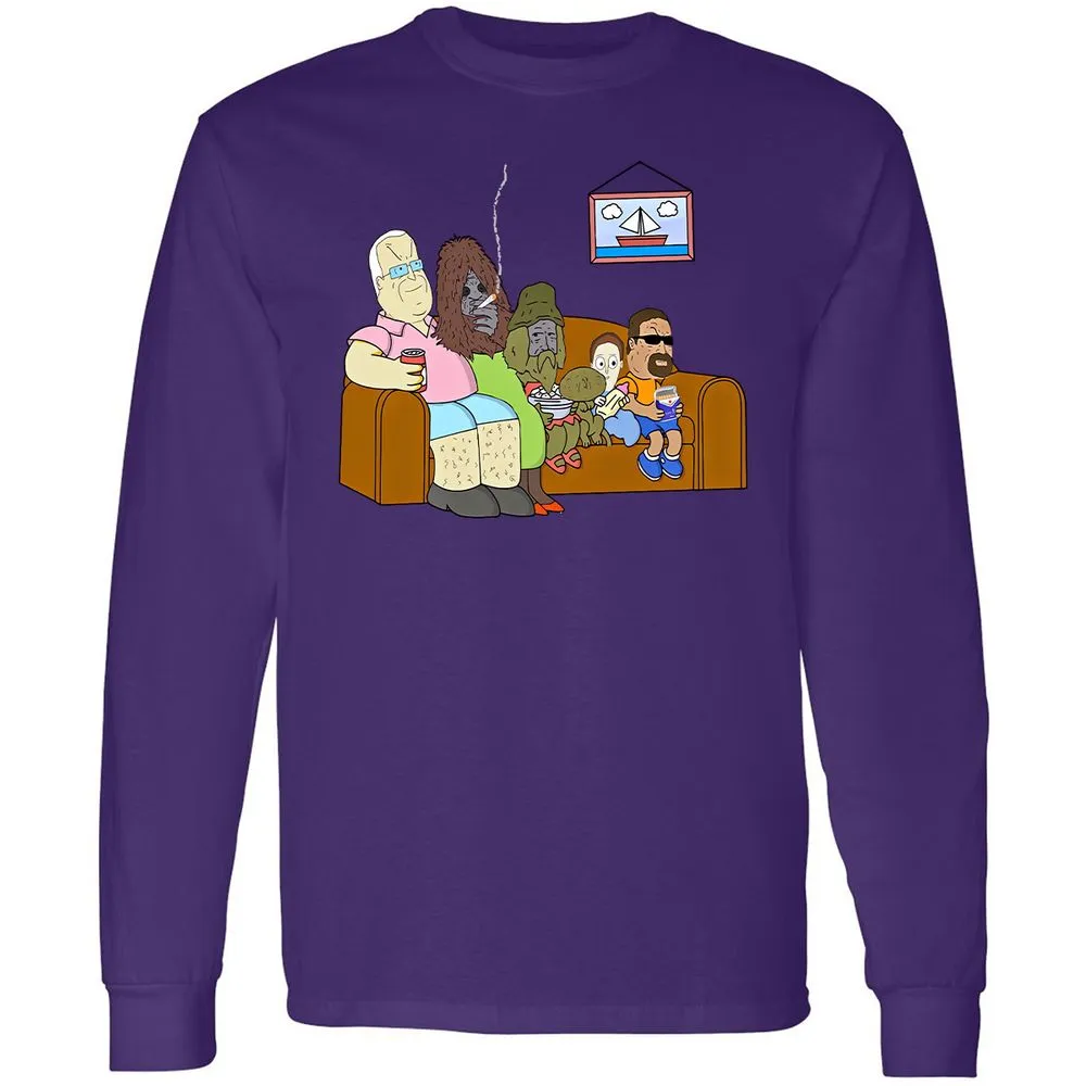 Long Sleeve T-Shirt - ZD7HH47E - Purple - 13