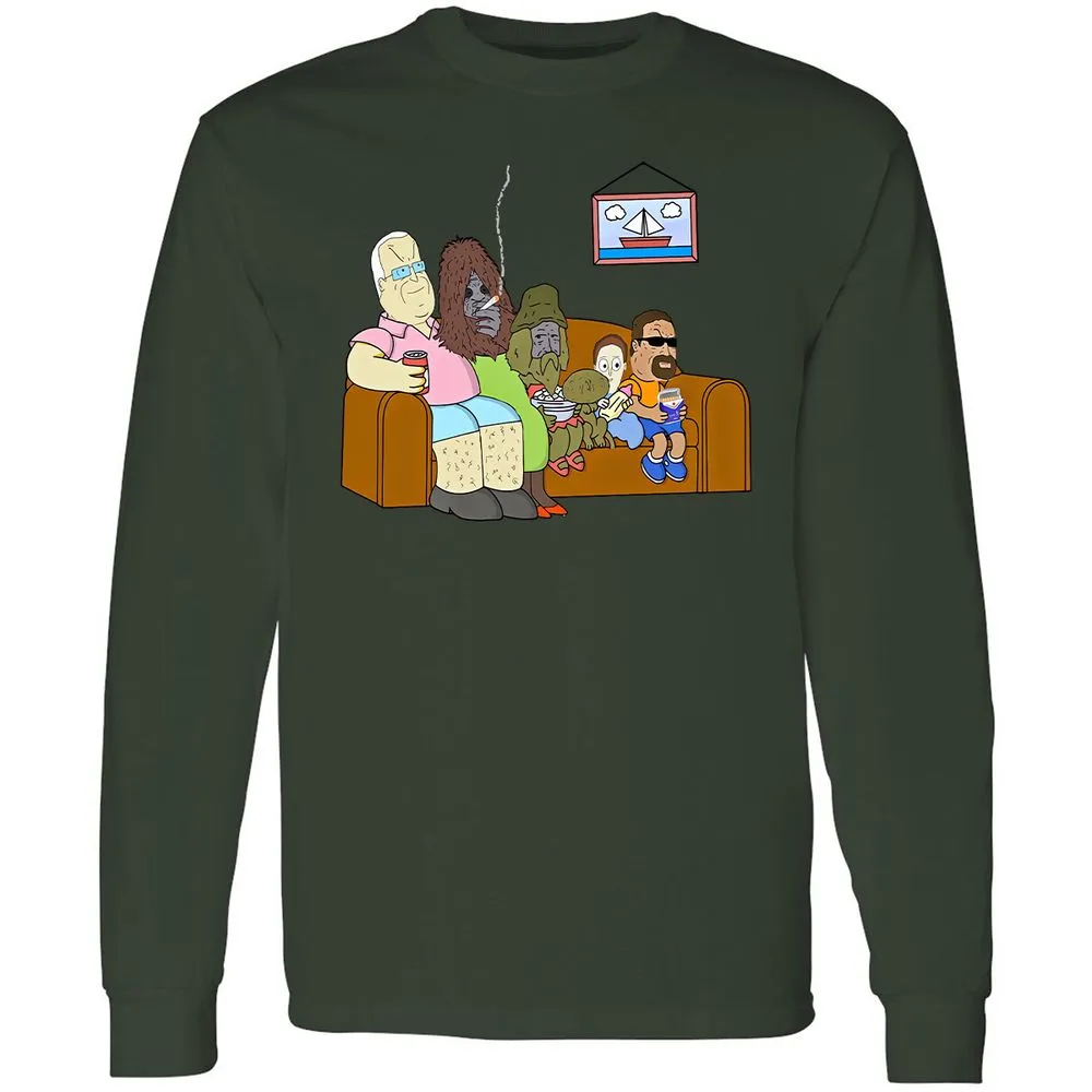 Long Sleeve T-Shirt - ZD7HH47E - Forest Green - 4