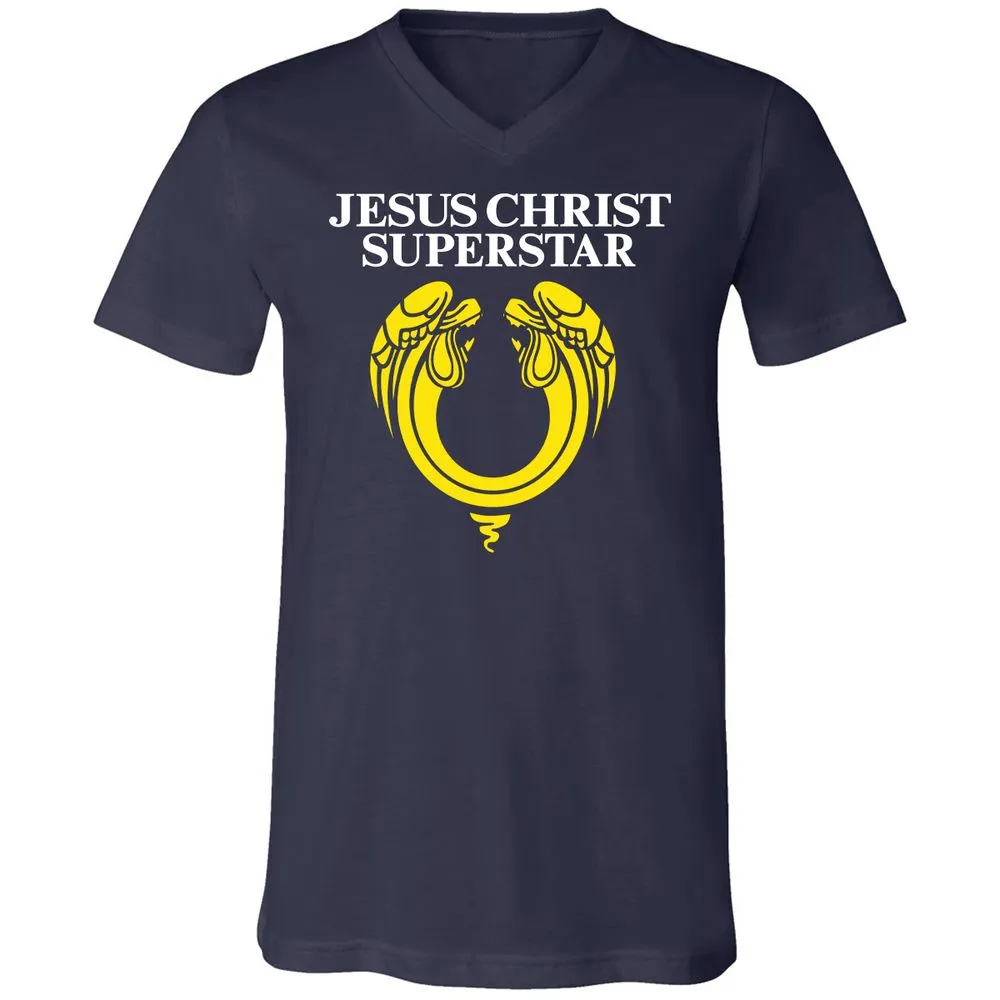 Unisex V-Neck T-Shirt - N18TJK59 - Navy - 2