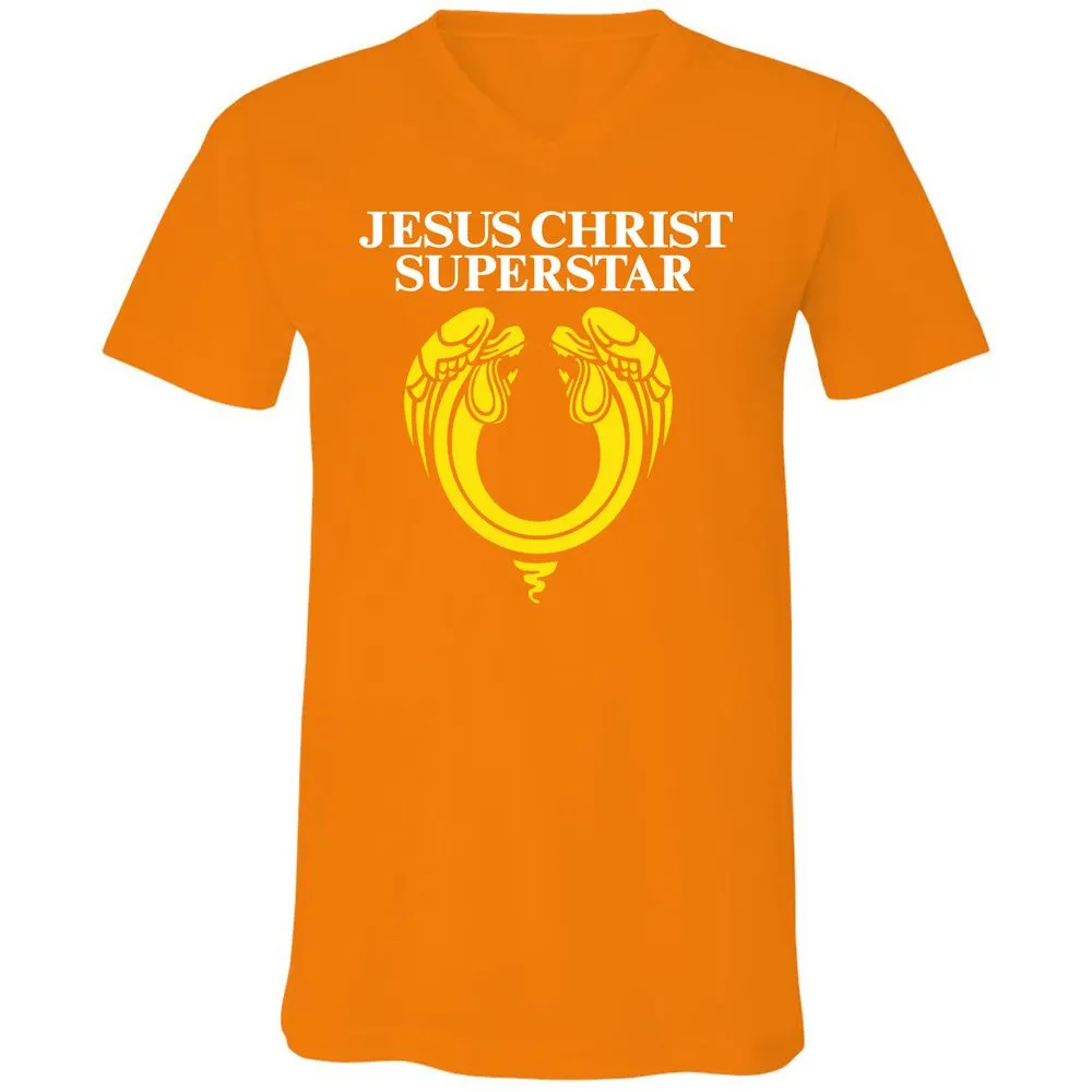 Unisex V-Neck T-Shirt - N18TJK59 - Orange - 11