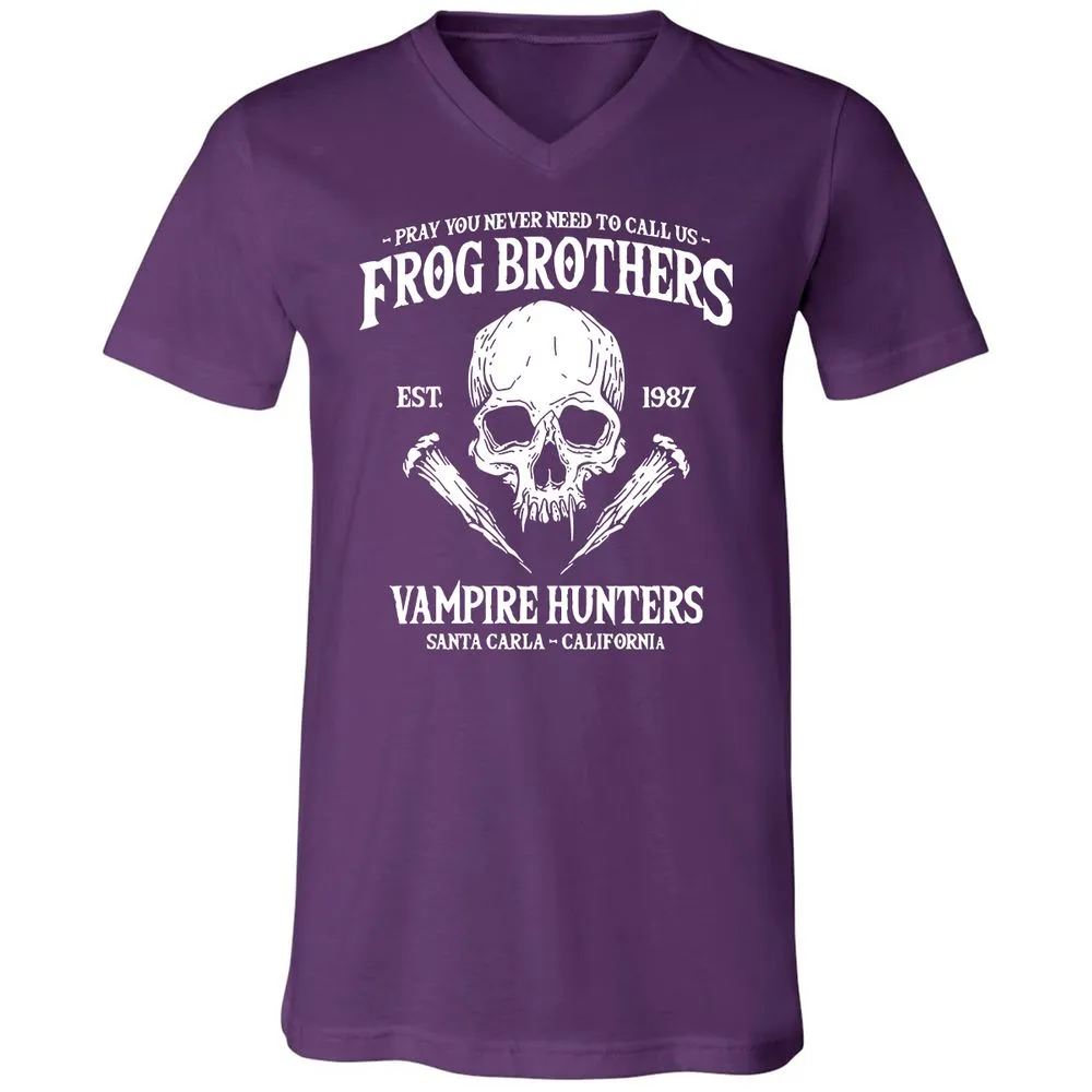 Unisex V-Neck T-Shirt - UQ25VKR2 - Team Purple - 9